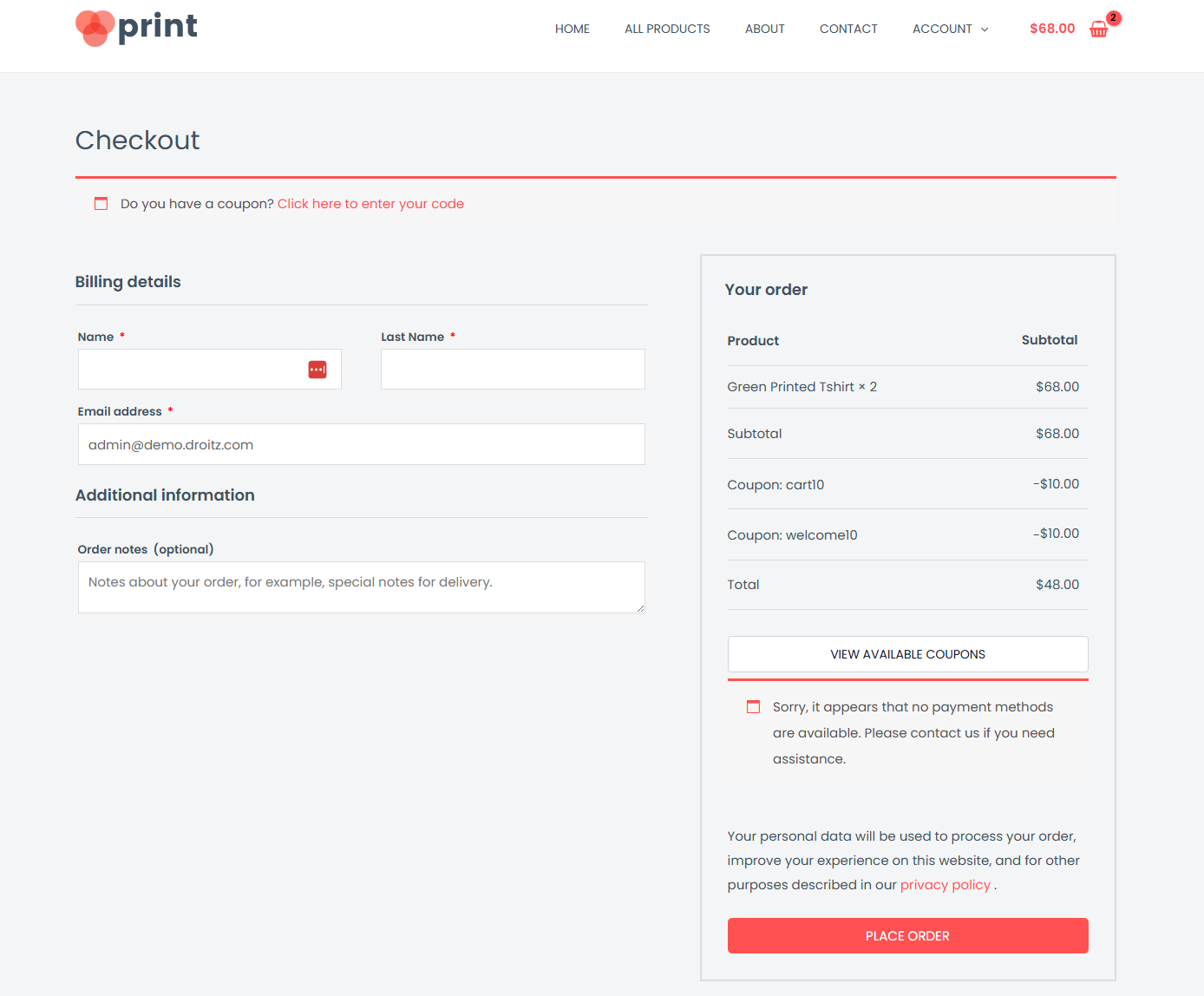 Hide Fields for Virtual Products